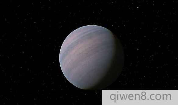 英国科学家表示，俗称为“超级地球”的“格利泽581d”行星的确存在。图为“格利泽581d”的艺术构想图。